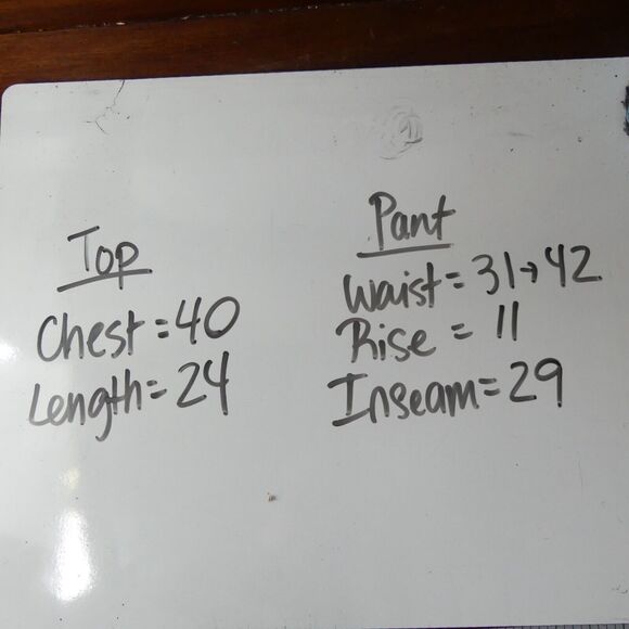 Lands' End x Draper James Two Piece Pajama Set Size M 10-12 Red Plaid Long Slv - Picture 10 of 10